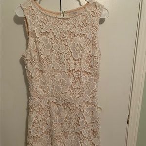 LOFT White Lace Dress
